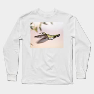 Flying Anna's Hummingbird Long Sleeve T-Shirt